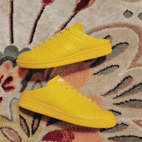 adidas | Shoes | Adidas Originals Stan Smith Slipon Backless Mule Tribe  Yellow Fx53 | Poshmark